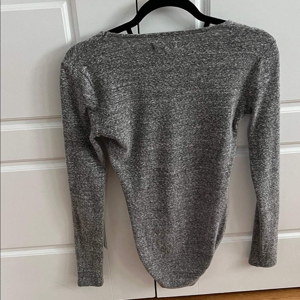 Madewell - Song Scoop Bodysuit - Heather Smoke - Picture 10 of 11